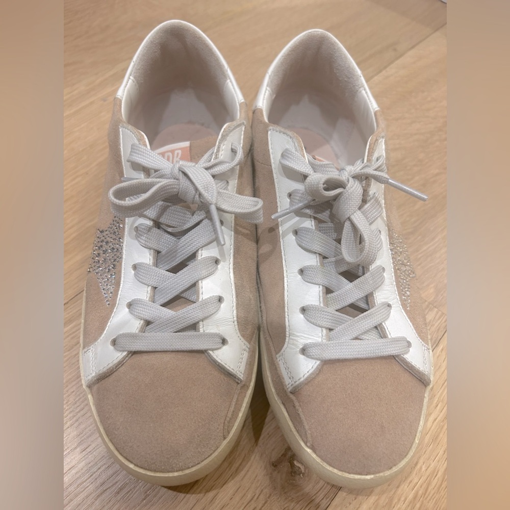 Lightly worn tan suede superstar, Golden goose sneakers